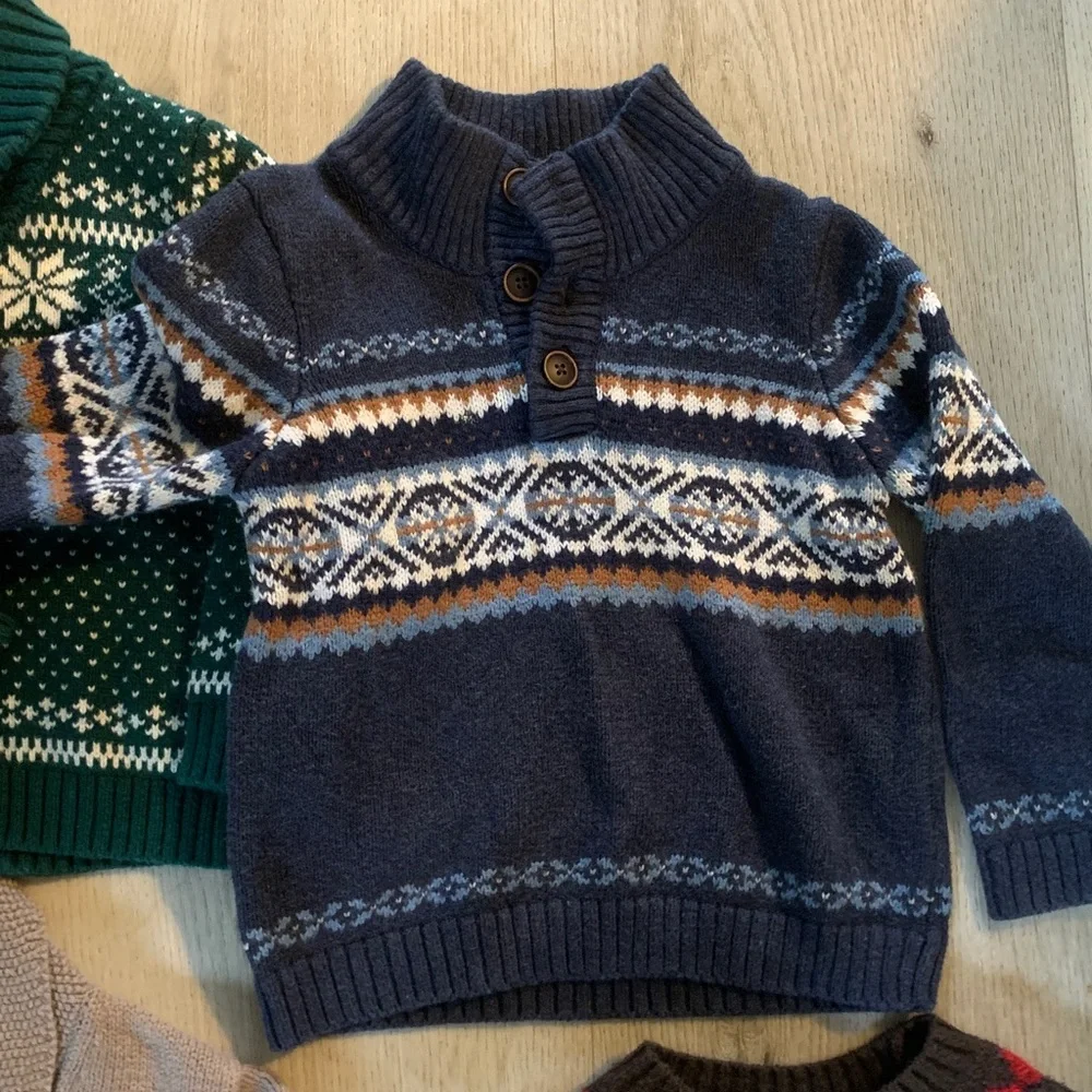 Boys Bundle of 5‎ Winter Christmas Sweaters